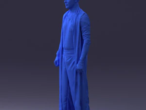 000301 Blue Genie Character 1101 3dp 3D Print Model