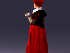 queen of spades 1101-2 3D Model