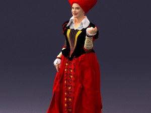 queen of spades 1101-2 3D Model