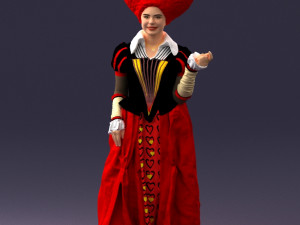 queen of spades 1101-2 3D Model