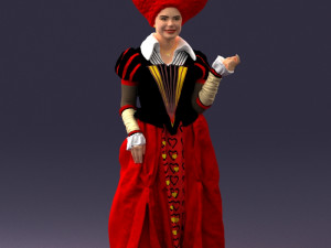 queen of spades 1101-2 3D Model