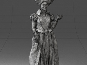 queen of spades 1101-2 3D Model