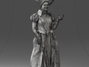 queen of spades 1101-2 3D Model
