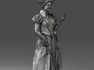 queen of spades 1101-2 3D Model