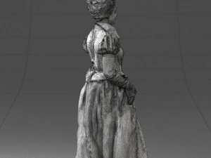 000302 Queen of Spades 1101 3D Model