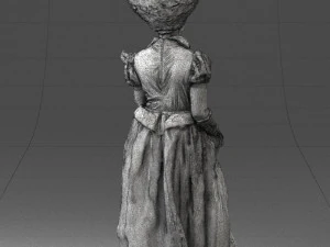 000302 Queen of Spades 1101 3D Model