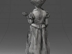 000302 Queen of Spades 1101 3D Model