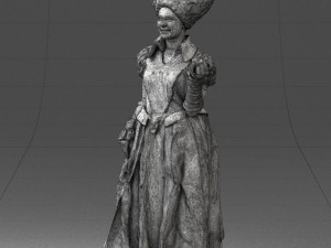 queen of spades 1101-2 3D Model