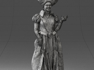 queen of spades 1101-2 3D Model