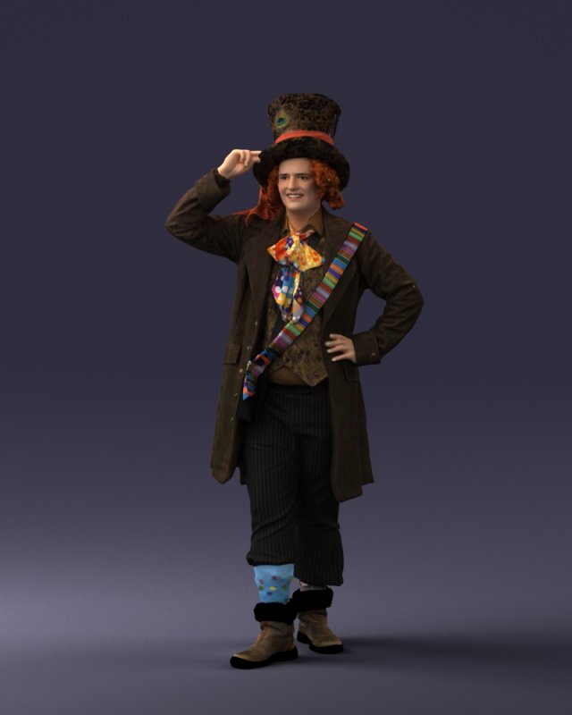 hatter 1101-3 3d print ready 3D Print Model .c4d .max .obj .3ds .fbx .stl .blend 