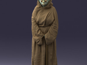 woman yoda 1101-5 3D Model