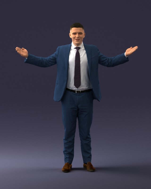 happy person 1016-1 3d print ready 3D Принт Модель .c4d .max .obj .3ds .fbx .stl .blend 