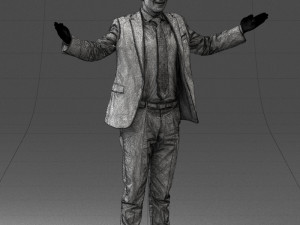 happy person 1016-1 3d print ready 3D Принт Модель
