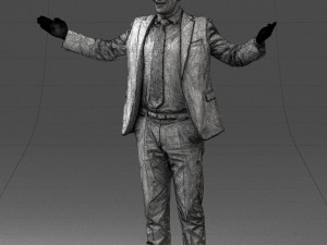 happy person 1016-1 3d print ready 3D Принт Модель