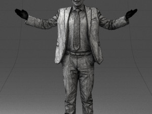 happy person 1016-1 3d print ready 3D Принт Модель