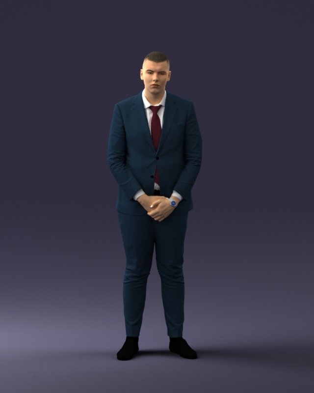 man posed 1016-2 3d print ready 3D-Druckmodell .c4d .max .obj .3ds .fbx .stl .blend 