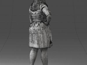 woman in red 1016-3 Model 3D