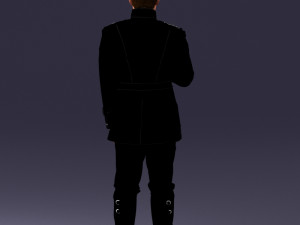fantasy costume man 0906-1 Modèle 3D