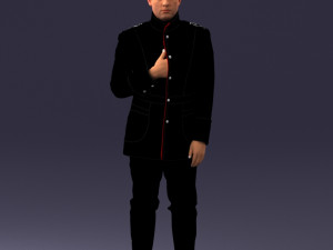 fantasy costume man 0906-1 3d print ready 3D Baskı Modeli