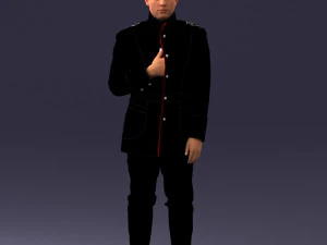fantasy costume man 0906-1 3d print ready 3D Print Model