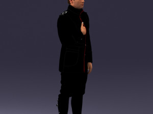 fantasy costume man 0906-1 3d print ready 3D Baskı Modeli