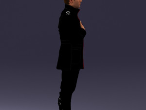 fantasy costume man 0906-1 3d print ready 3D Baskı Modeli