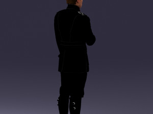 fantasy costume man 0906-1 3d print ready 3D Baskı Modeli