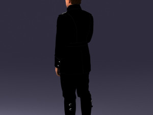 fantasy costume man 0906-1 3d print ready 3D Baskı Modeli