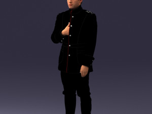 fantasy costume man 0906-1 3d print ready 3D Baskı Modeli