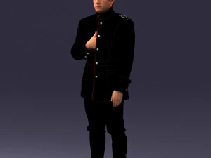 fantasy costume man 0906-1 3d print ready 3D Print Model