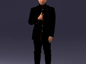 fantasy costume man 0906-1 3d print ready 3D Print Model