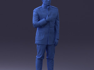 fantasy costume man 0906-1 3d print ready 3D Baskı Modeli