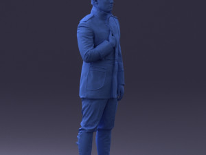fantasy costume man 0906-1 3d print ready 3D Baskı Modeli