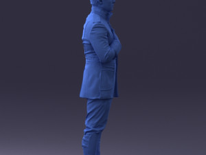 fantasy costume man 0906-1 3d print ready 3D Baskı Modeli