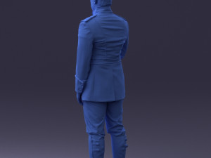 fantasy costume man 0906-1 3d print ready 3D Baskı Modeli