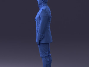 fantasy costume man 0906-1 3d print ready 3D Baskı Modeli