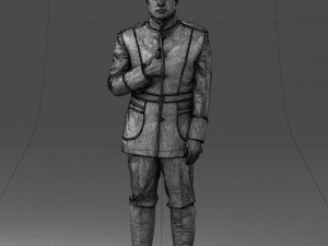 fantasy costume man 0906-1 3d print ready 3D Baskı Modeli