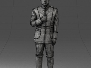 fantasy costume man 0906-1 3d print ready 3D Baskı Modeli