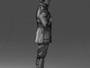 fantasy costume man 0906-1 3d print ready 3D Baskı Modeli