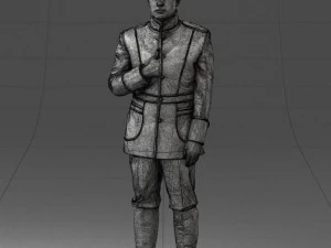 fantasy costume man 0906-1 3d print ready 3D Print Model