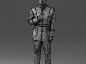 fantasy costume man 0906-1 3d print ready 3D Baskı Modeli