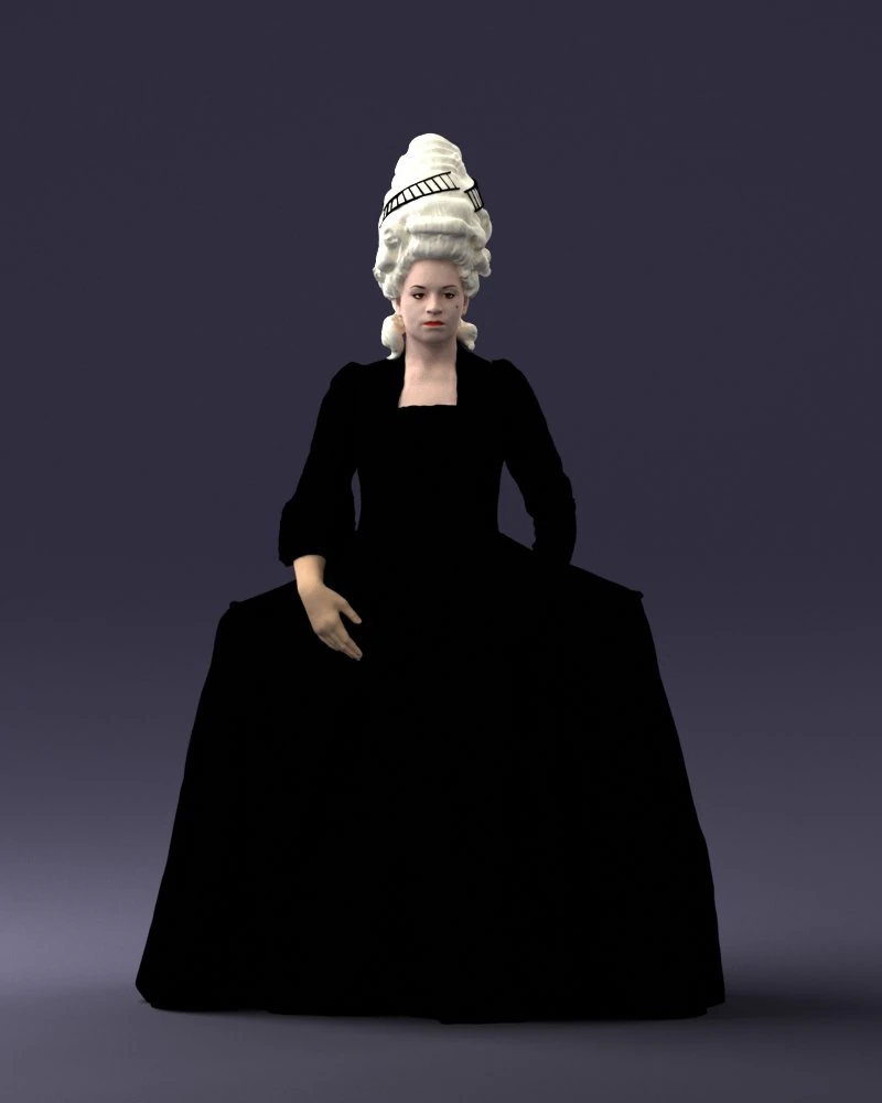 000076 Countess 0906 3dp 3D Print Model .c4d .max .obj .3ds .fbx .stl .blend 