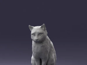 cat 0413 3d print ready 3D Print Model