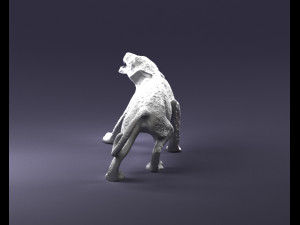 cheetah statue 1121 3D 模型