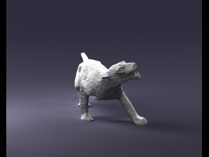 cheetah statue 1121 3d print ready Modelo de Impressão 3D