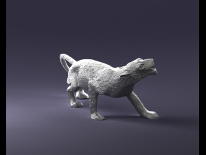 cheetah statue 1121 3d print ready Modelo de Impressão 3D