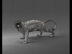 cheetah statue 1121 3d print ready Modelo de Impressão 3D