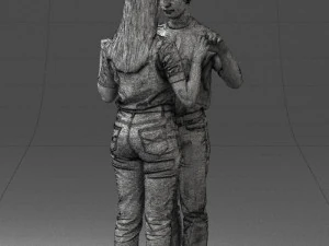 000322 Couple Forming Heart Gesture 1128 3dp 3D Print Model