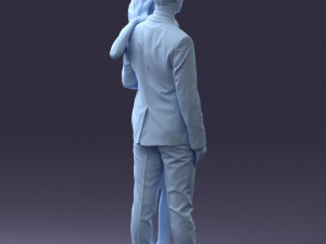 000102 Elegant Couple in Formal Attire 0109 3D Model