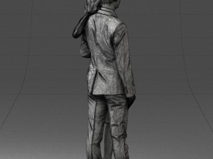 000102 Elegant Couple in Formal Attire 0109 3D Model